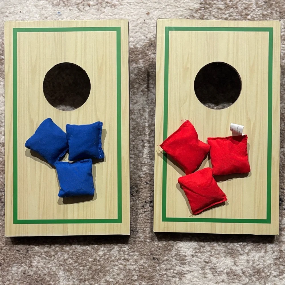 Desktop Bean Bag Toss Game Set